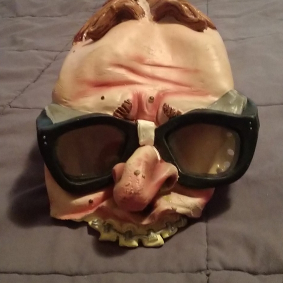 Halloween Mask Dude with Braces & Thick Glasses - Picture 3 of 10